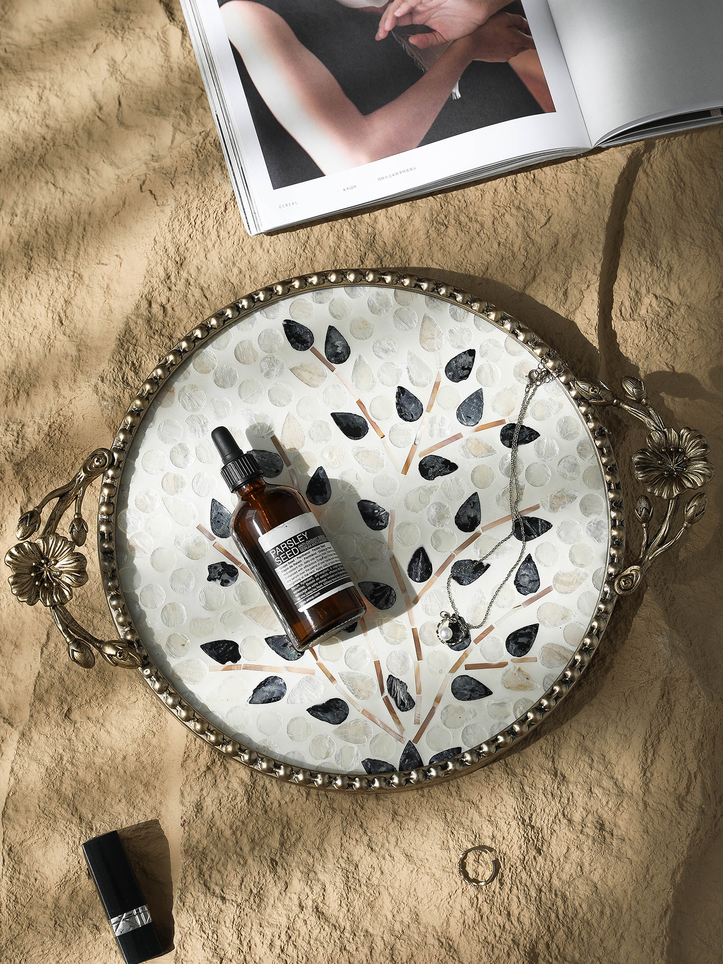Creative Luxury Shell-Decorate – обзор и цена Luxury Skincare Tray
