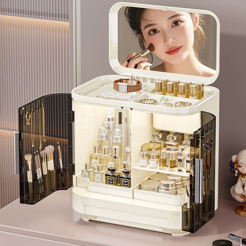 Cosmetics storage box, mirror, – обзор и цена Luxury High End Skincare