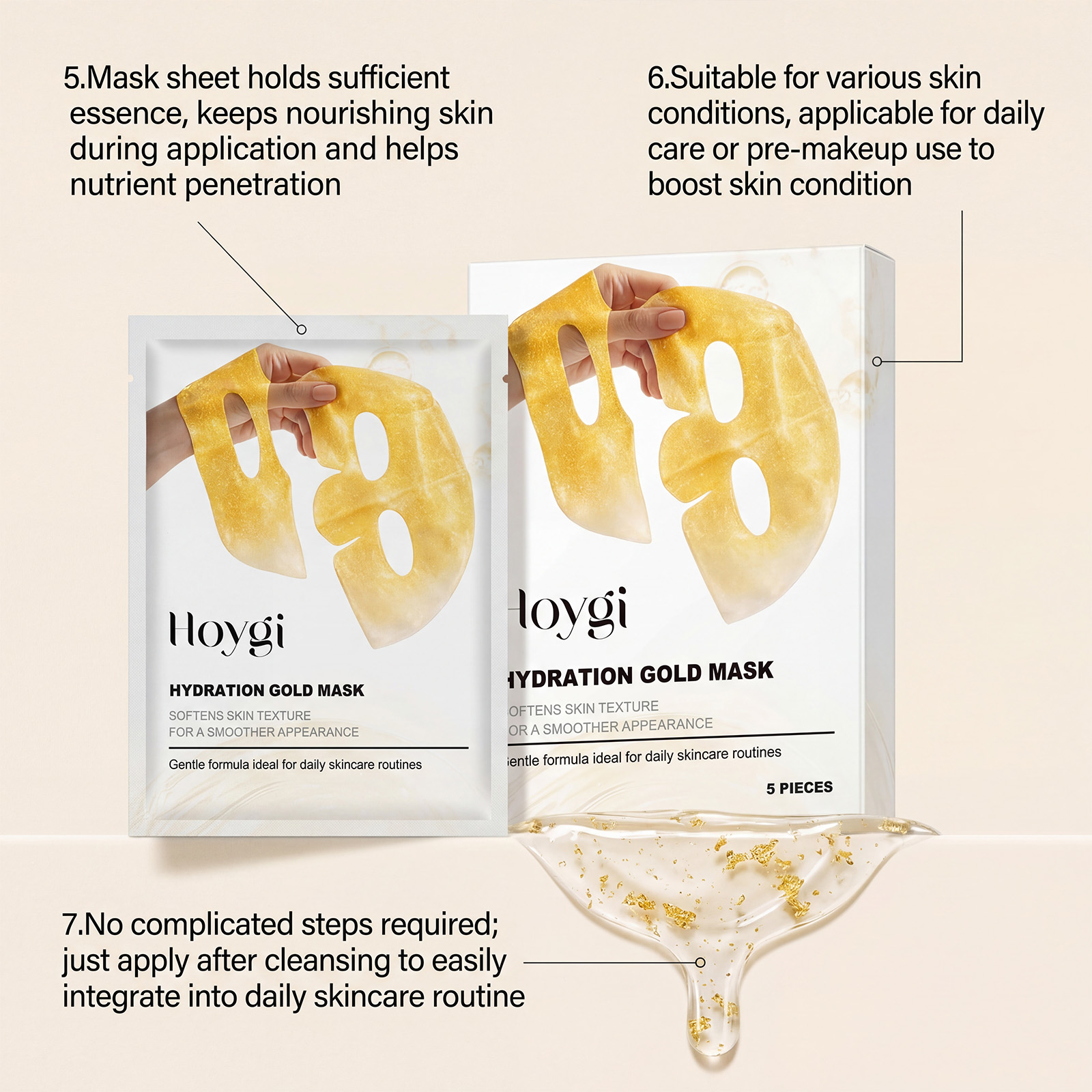 24K Gold Face Mask Niacinamide – обзор и цена Luxury Skincare Treatments