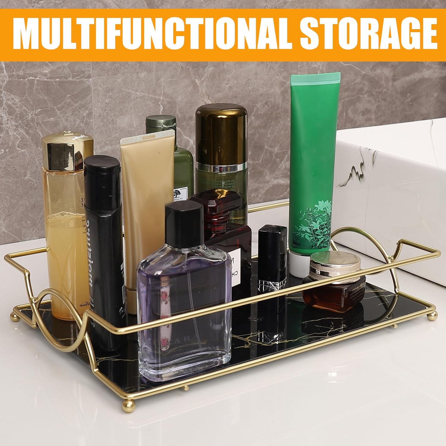 Vanity Tray Luxury Bathroom Co – обзор и цена Luxury Skincare Tray