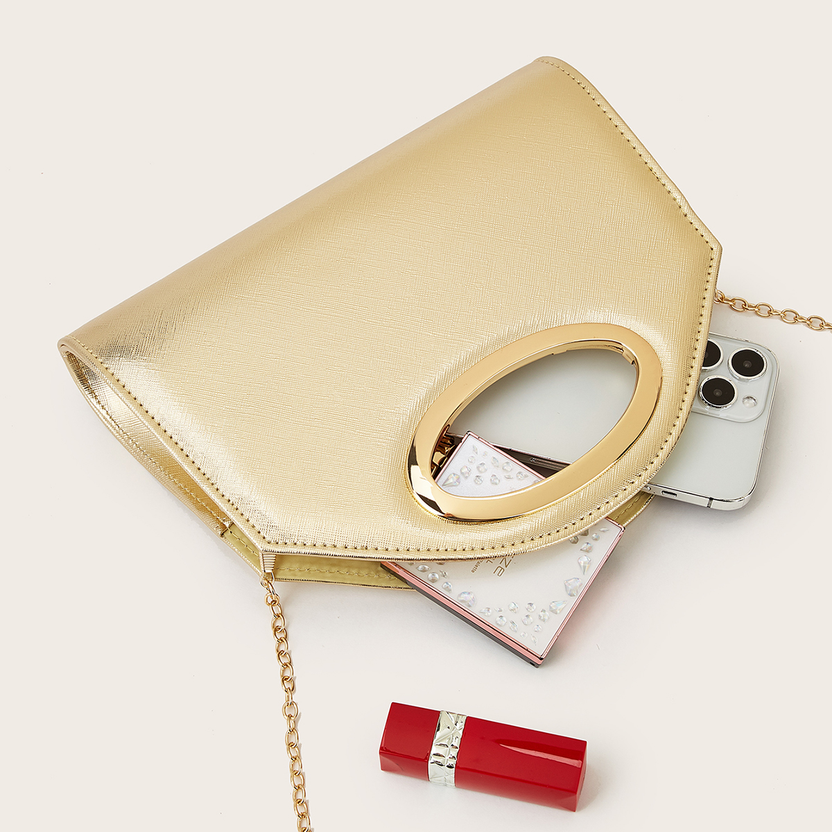Women's Evening Bag, Gold Colo – обзор и цена Luxury Skincare Products