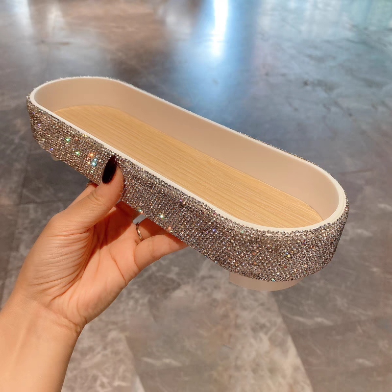 Light luxury plastic oval tray – обзор и цена Luxury Skincare Tray
