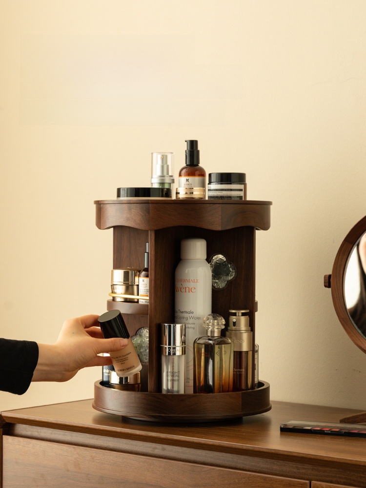 Rotating Cosmetic Storage Box  – обзор и цена Luxury Skincare Tray