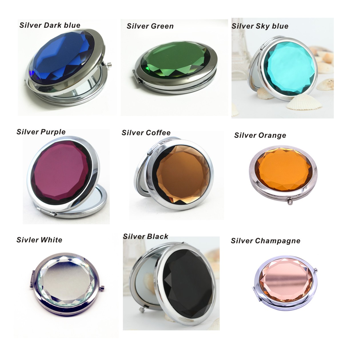 1Pc Luxury Crystal Makeup Mirr – обзор и цена Luxury Skincare Products