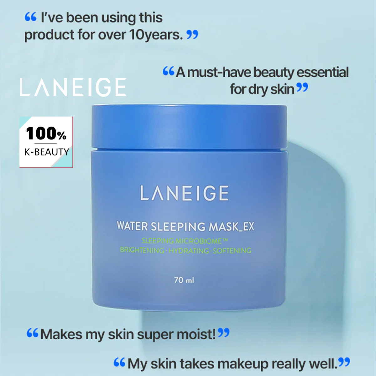 LANEIGE Water Sleeping Mask 70 – обзор и цена Luxury Skincare Treatments