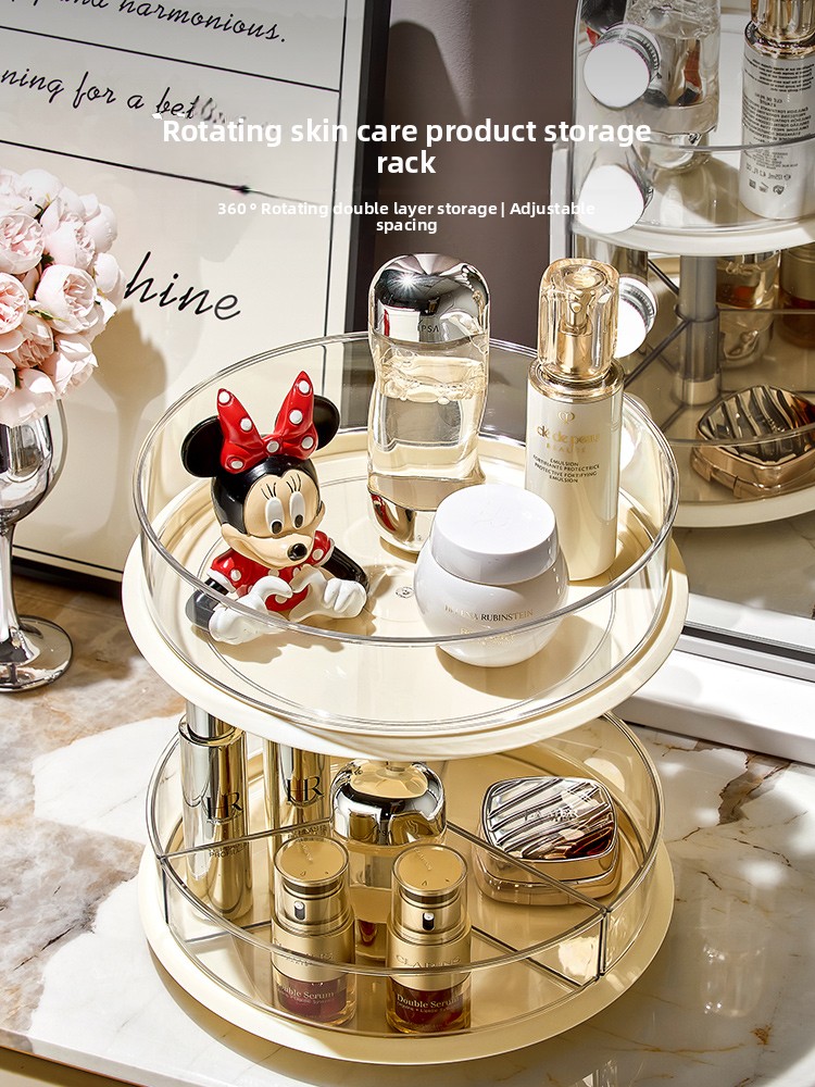 Large Capaci Rotating Cosmetic – обзор и цена Luxury Skincare Tray