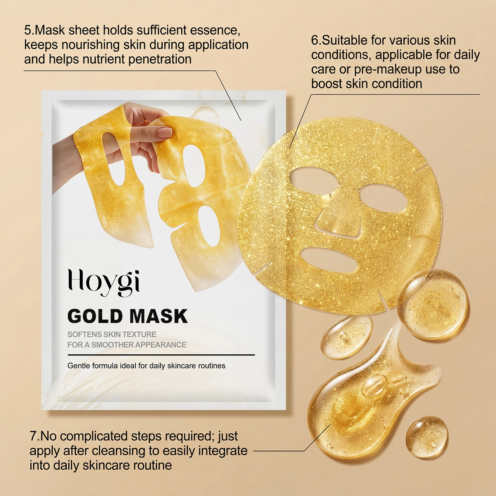 24k Gold Face Mask Niacinamide – обзор и цена Luxury Skincare Treatments