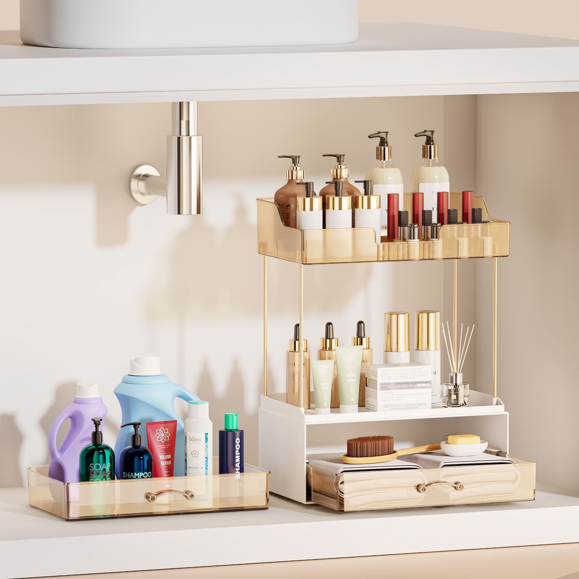 Luxury Makeup Organizer - Vani – обзор и цена Luxury Skincare Tray